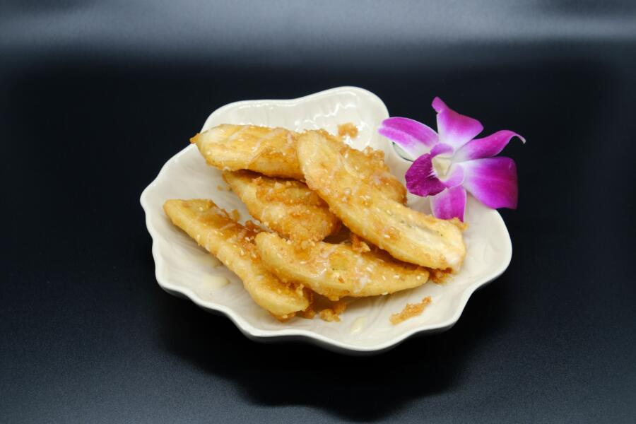 Stekt thailandsk banan